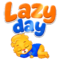 Tired Day Off Sticker by Lucas and Friends by RV AppStudios