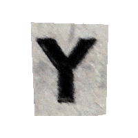 Typography Collage Sticker