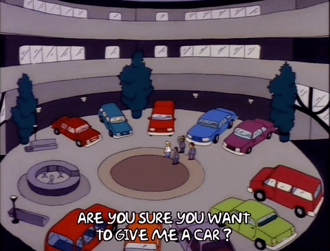 Season 2 Cars GIF by The Simpsons