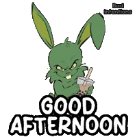 Bubble Tea Bunny Sticker by VeeFriends