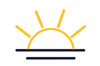 Sun Sea Sticker