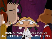 hey arnold nickelodeon GIF