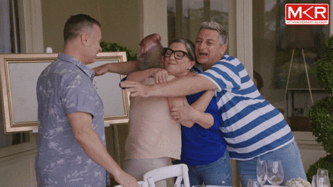 family love GIF by My Kitchen Rules