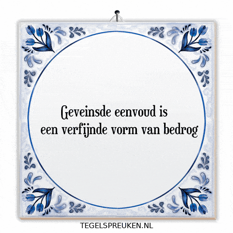 Spreuk Eenvoud GIF by Tegelspreuken.nl