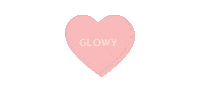 Heart Pink Sticker by Leahlani Skincare