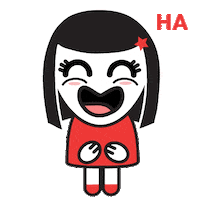 Fun Laughing Sticker