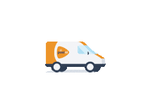 Bezorgen Driving Sticker by PostNL