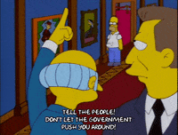 annoy homer simpson GIF