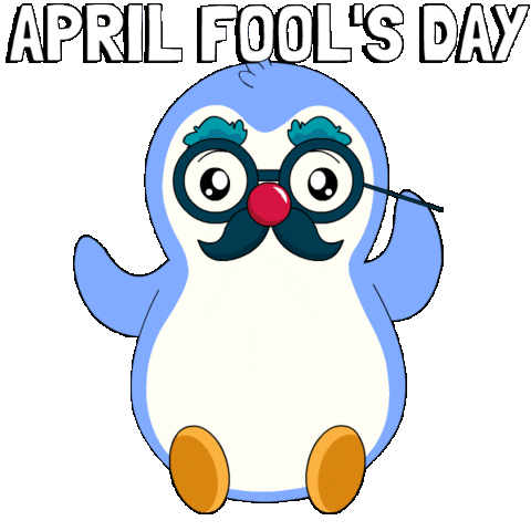 April Fools Penguin Sticker by Pudgy Penguins