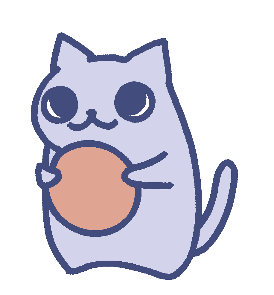 Hungry Cat Sticker by arisanojima