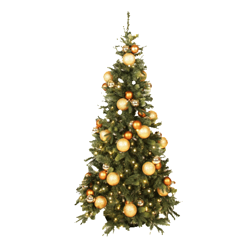 Christmas Gold Sticker by Beekwilder