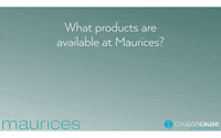 Faq Maurices GIF by Coupon Cause