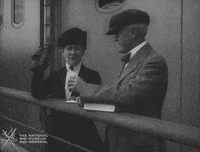 NationalWWIMuseum black and white ship military sharing GIF