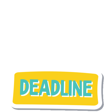 Project Deadline Sticker by Buro Eef  •  grafisch ontwerper