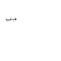 K Calligraphy Sticker