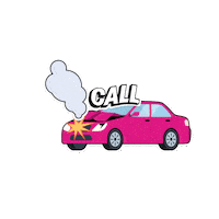 Car Crash Accident Sticker by 411Pain