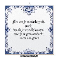Focus Nl Sticker by Tegelspreuken.nl