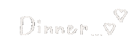 Dinner Meal Sticker