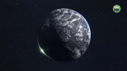 World Earth GIF by Conscious Planet - Save Soil