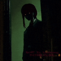 Crazy Girl Horror GIF