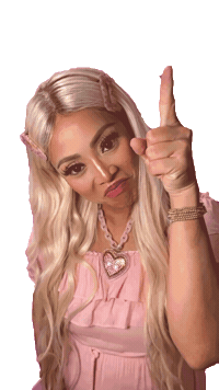 Hair Reaction Sticker by Sheila Bella