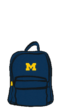 Go Blue Welcome Home Sticker by University of Michigan