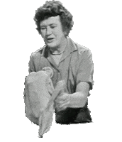chicken dance cooking Sticker by Julia Child
