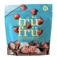 Strawberry Sticker by Tru Fru
