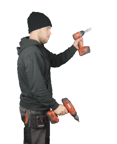 slingerbeplatingssystemen building hammer builder bouw Sticker