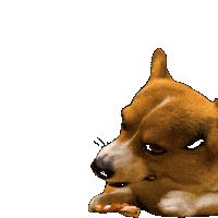 Corgi Milo Sticker