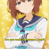 Deer Anime Funny GIF