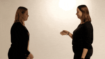 cowsandstars awkward handshake awkward handshake cowsandstars GIF