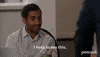 Aziz Ansari Tom GIF by Parks and Recreation