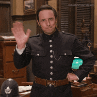 Jonny Harris Reaction GIF by Murdoch Mysteries