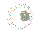 3D Rainbow Sticker by Quasi Crystals