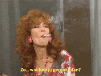 Roken GIF by Marieka Baars voor BHV