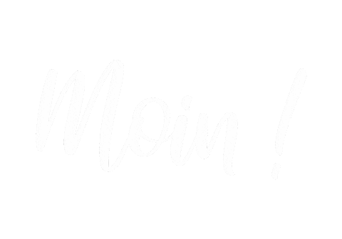 Moin Sticker by Juwel-lettering
