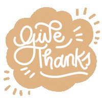 Thanks Give Sticker by Sleeplessmamadr