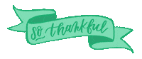 krystalwhitten thanksgiving banner thankful krystalwhitten Sticker