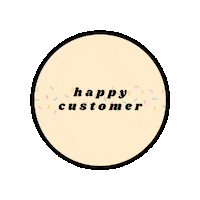 Happy Customer Sticker by Funfetti Fiesta