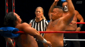 The Tribe Slap GIF by United Wrestling Network