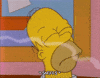 The Simpsons gif. A trail of steam wafts from the kitchen past Homer's face. He tilts his head back in closed-eye ecstasy as he inhales the delicious aroma. 