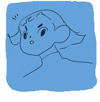 Go Away No Sticker by peppii