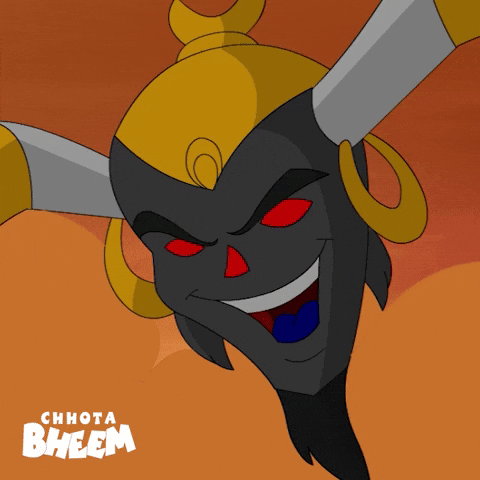 Dark Lord Monster GIF by Chhota Bheem