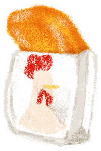 Chicken Nugget Sticker