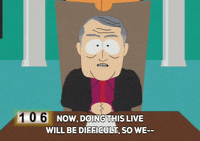 gesturing hands speaking GIF by South Park 