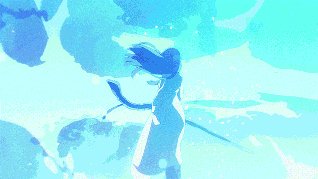 VINT64 giphyupload anime fern frieren GIF