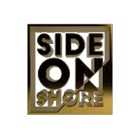 sideonshore 3d gold sideonshore sideonshorede Sticker
