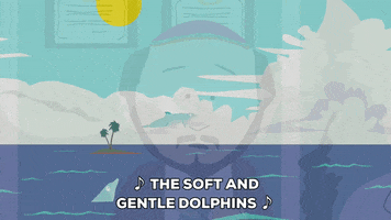 ocean swimming GIF by South Park 