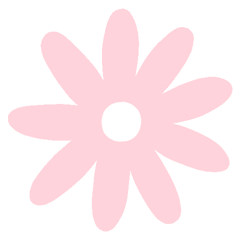 Pink Flower Sticker by Léa Binda